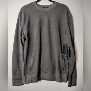 NWT 90 Degree By Reflex Men's Gray Crewneck Sweater Size Medium